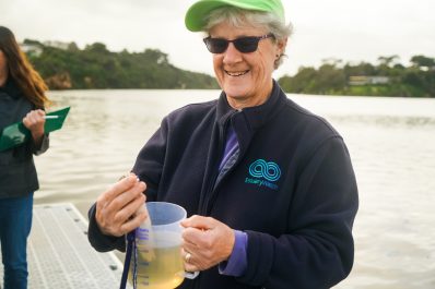 Dina Selman has been monitoring the water quality of the Hopkins River with the Hopkins River EstuaryWatch group for seven years