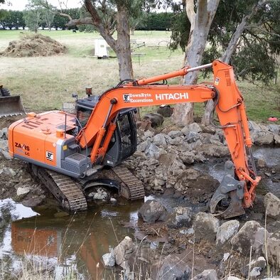 Works on a Fishway